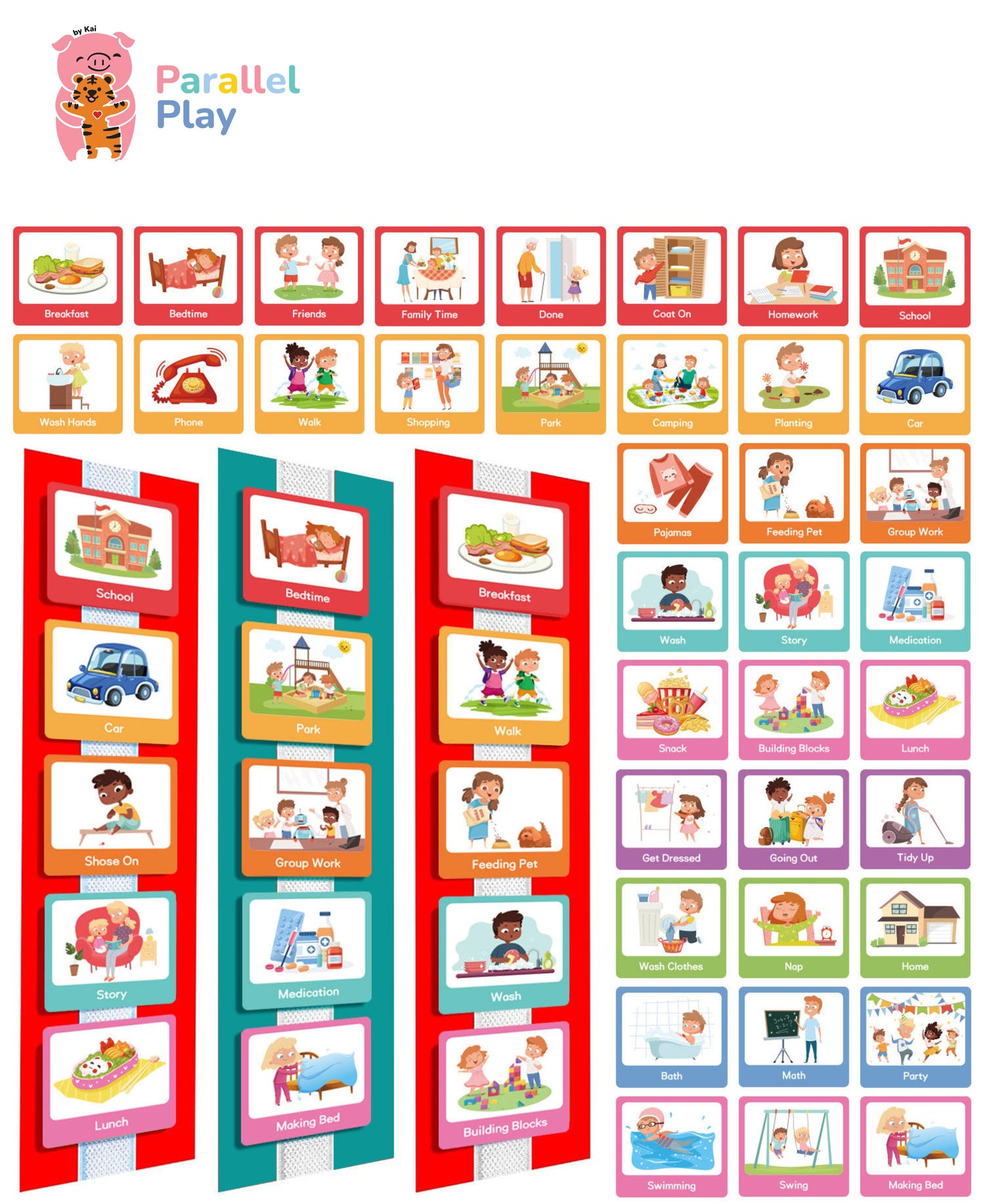Daily Visual Schedule for Kids