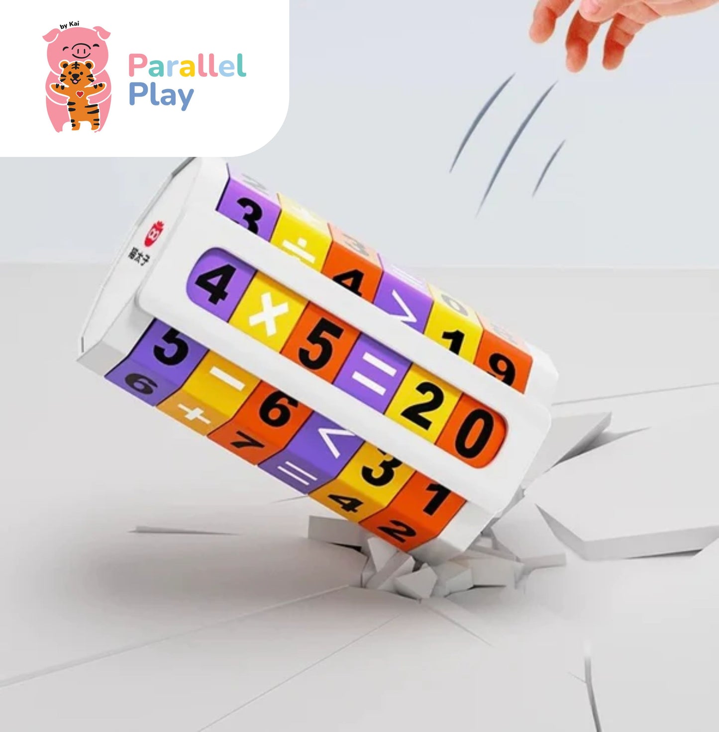 Math Learning Cylinder with Clock