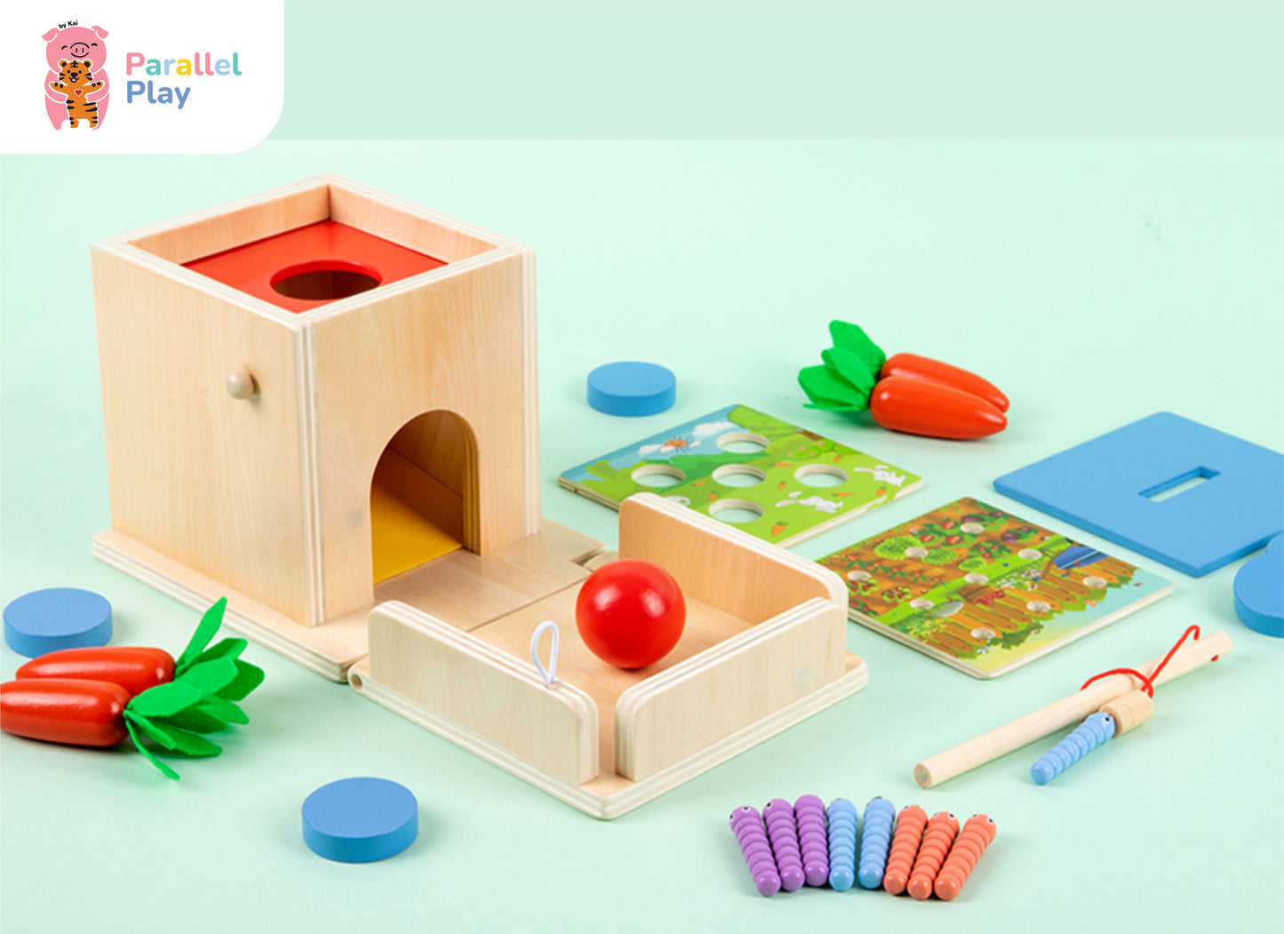 Montessori Discovery Box – 5-in-1 Learning Set