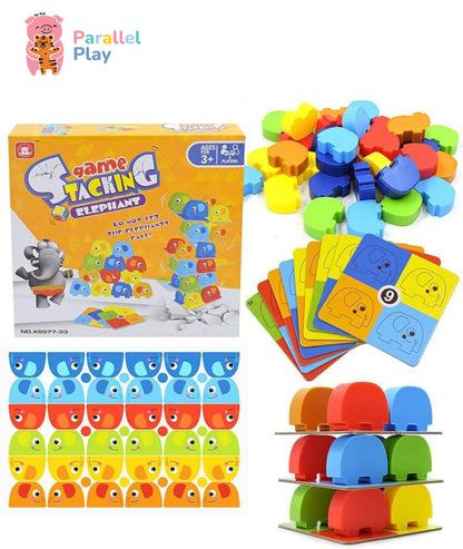 Elephants Balancing Stack