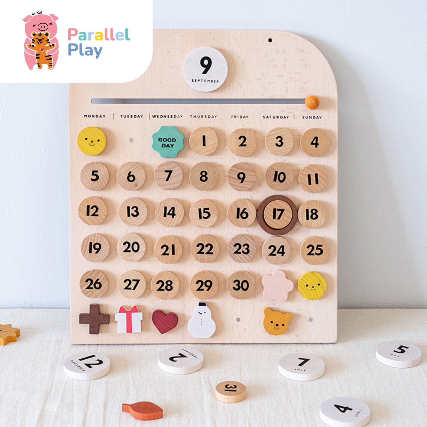 Montessori Wooden Calendar