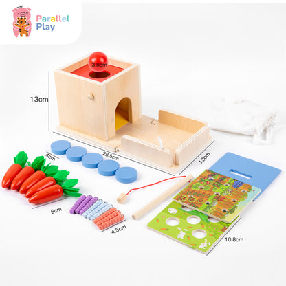 Montessori Discovery Box – 5-in-1 Learning Set