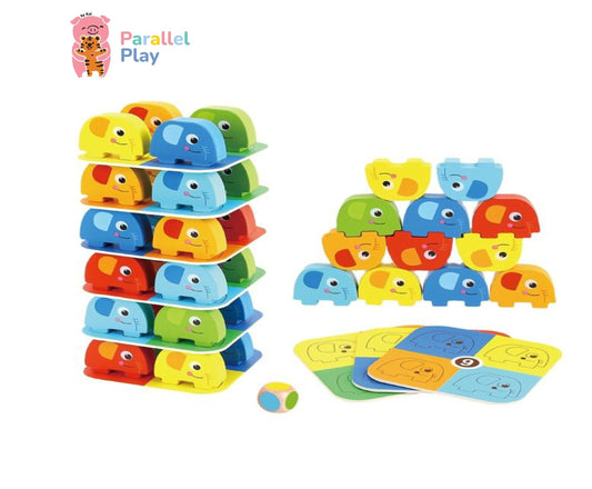 Elephants Balancing Stack