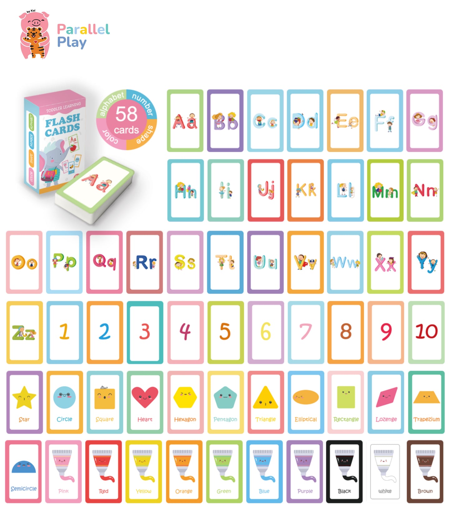 Toddler Learning Flash Cards