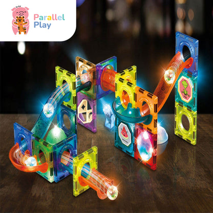 Magnetic Marble Run Set